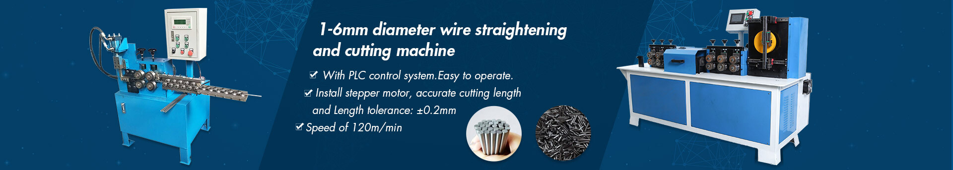 Wire Straightening and Cutting Machine