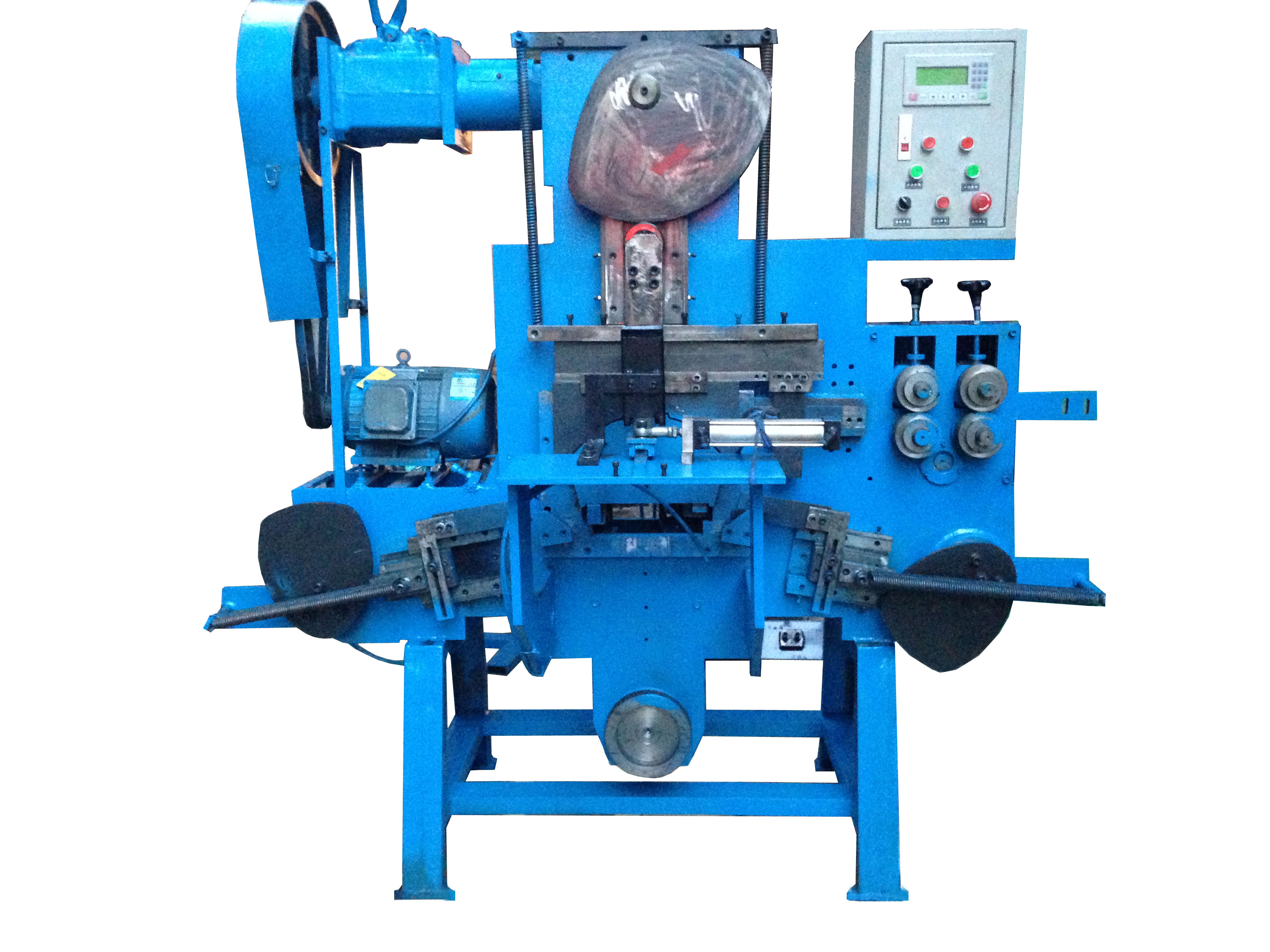 plate bending machine Barrel Metal Can Handle Bending Machine barrel handle making machine  wire shaping  bender 