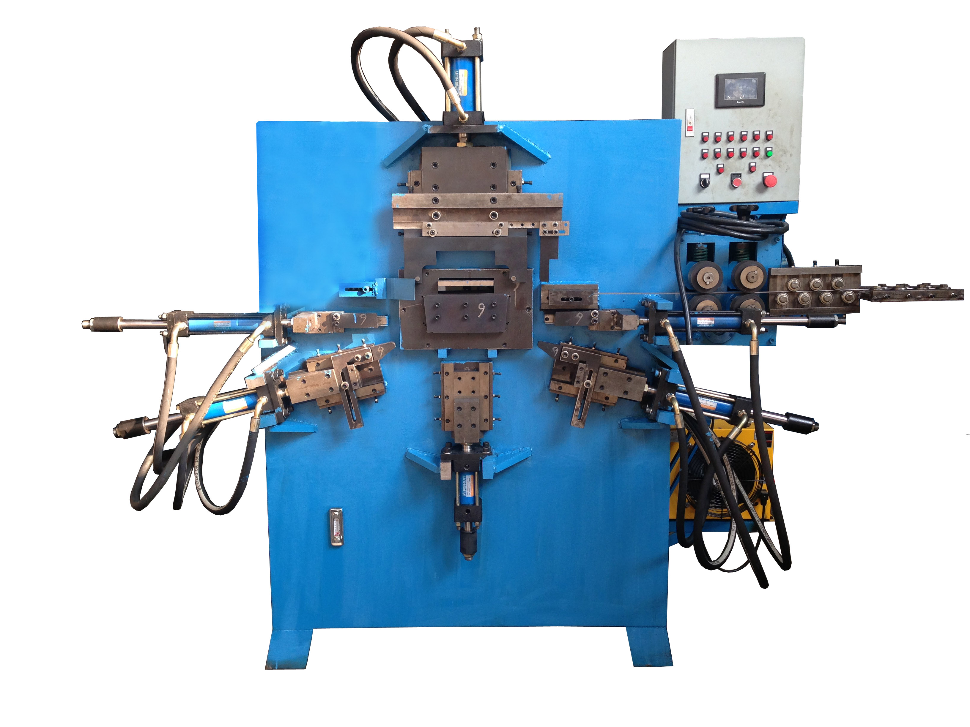 bucket handle forming machine Automatic Rubber Handle Buckle Forming Equipment 1L and 5L paint bucket automatic 3D steel wire bending machine wire forming machine lock forming machine