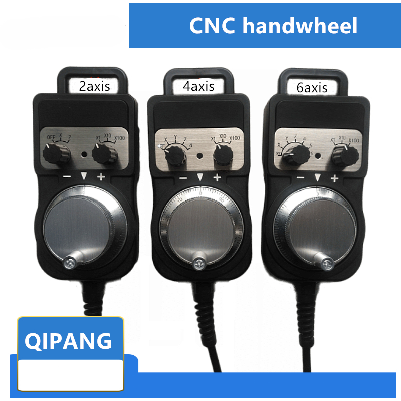 5V CNC Handwheel Mpg with Emergency Switch for 6 Axis Milling Machine
