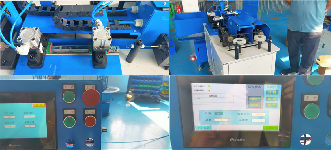Automatic mechanical steel wire straightening and cutting machine Metal Coil Straightening Machine CNC iron wire straightening and cutting machine ultra thin metal wire