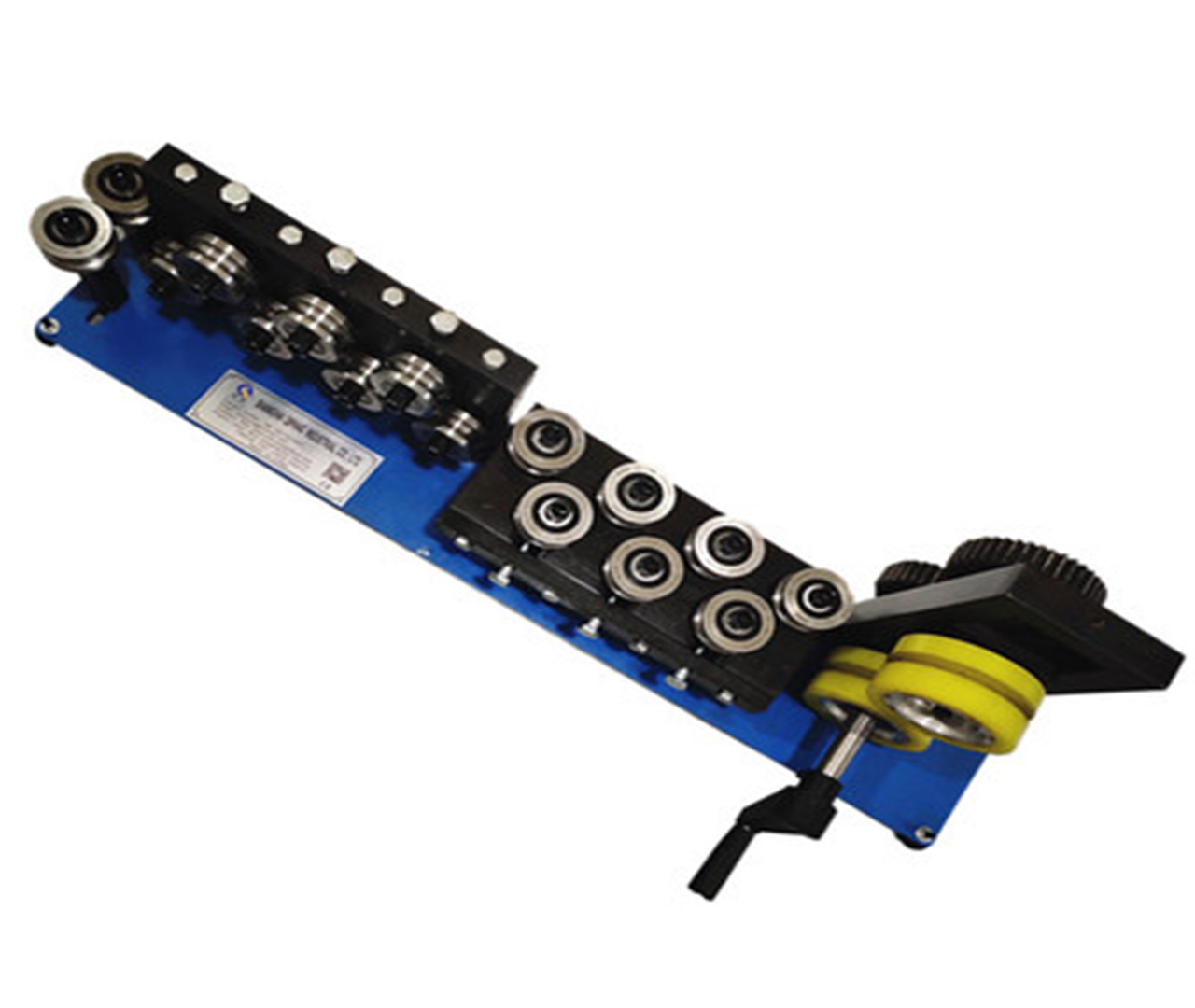 QIPANG small type hand crank 0.8-4mm solid wire traction straightening machine OEM