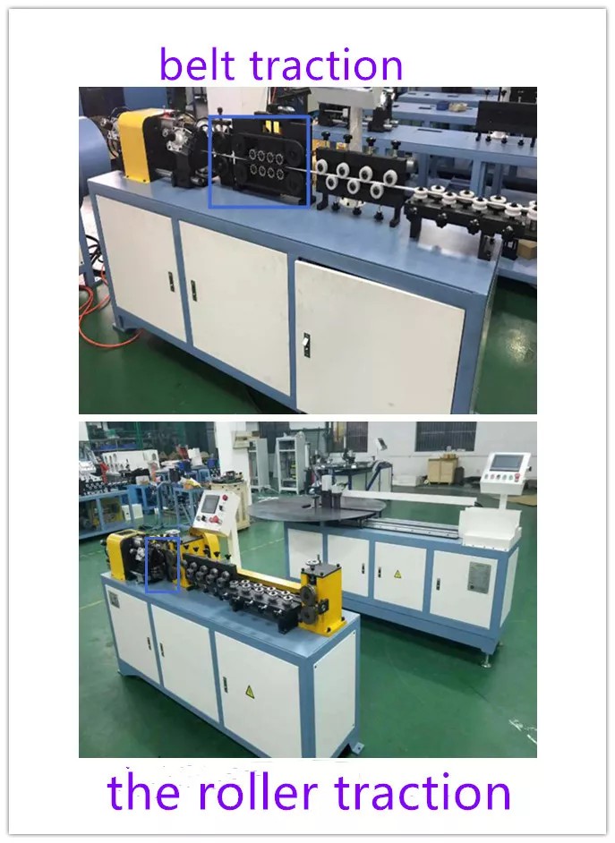 QIPANG with PLC automatic copper pipe straightening and cutting machine
