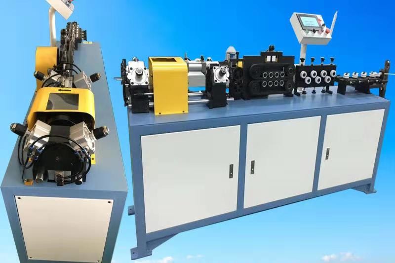 QIPANG with PLC automatic copper pipe straightening and cutting machine