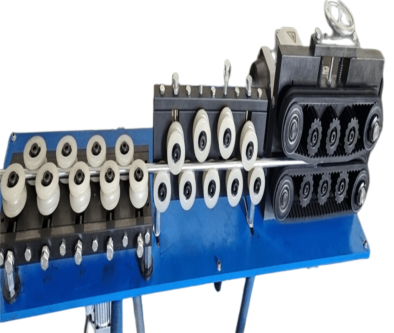 QIPANG 2-20mm tube straightener feeder and motor belt traction electric straightener