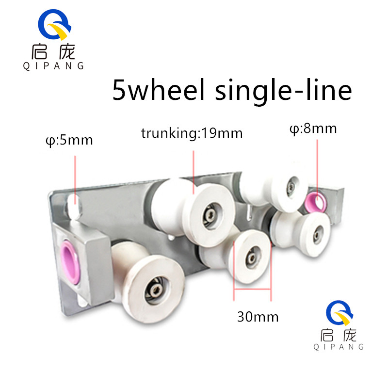 Five nylon wheel straightener-single-line Wire stripping machine tool