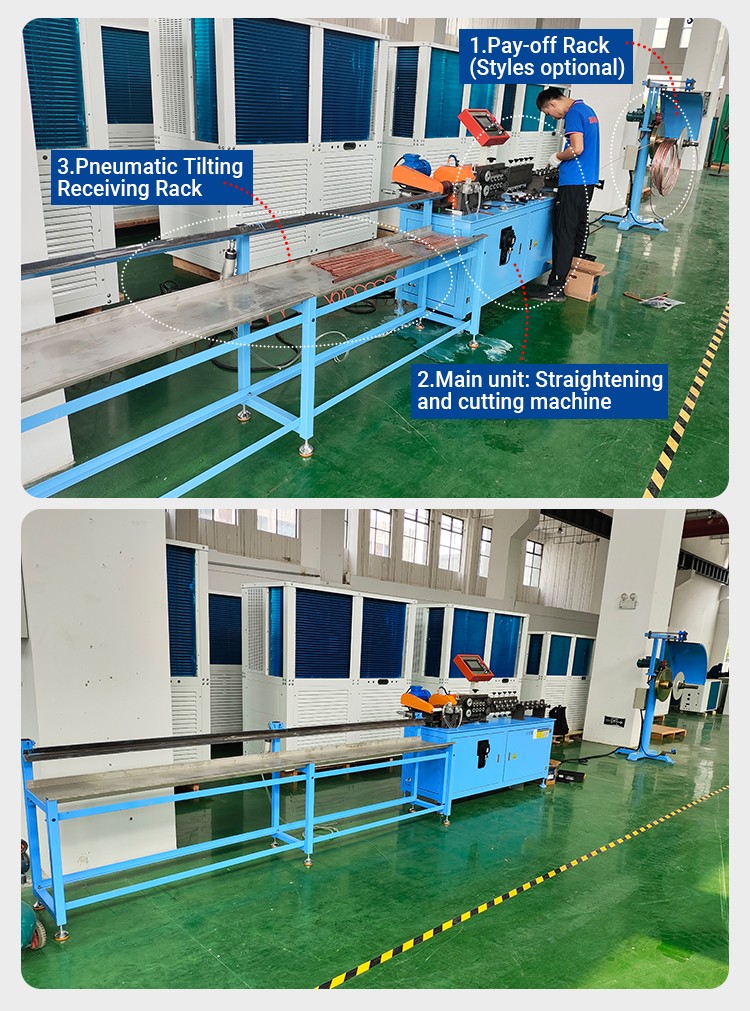 Copper Pipe Hollow Roll Active Motor Pay off Rack used in Straightening and Cutting Machine Copper Pipe Hollow Roll Active Motor Pay off Rack used in Straightening and Cutting Machine