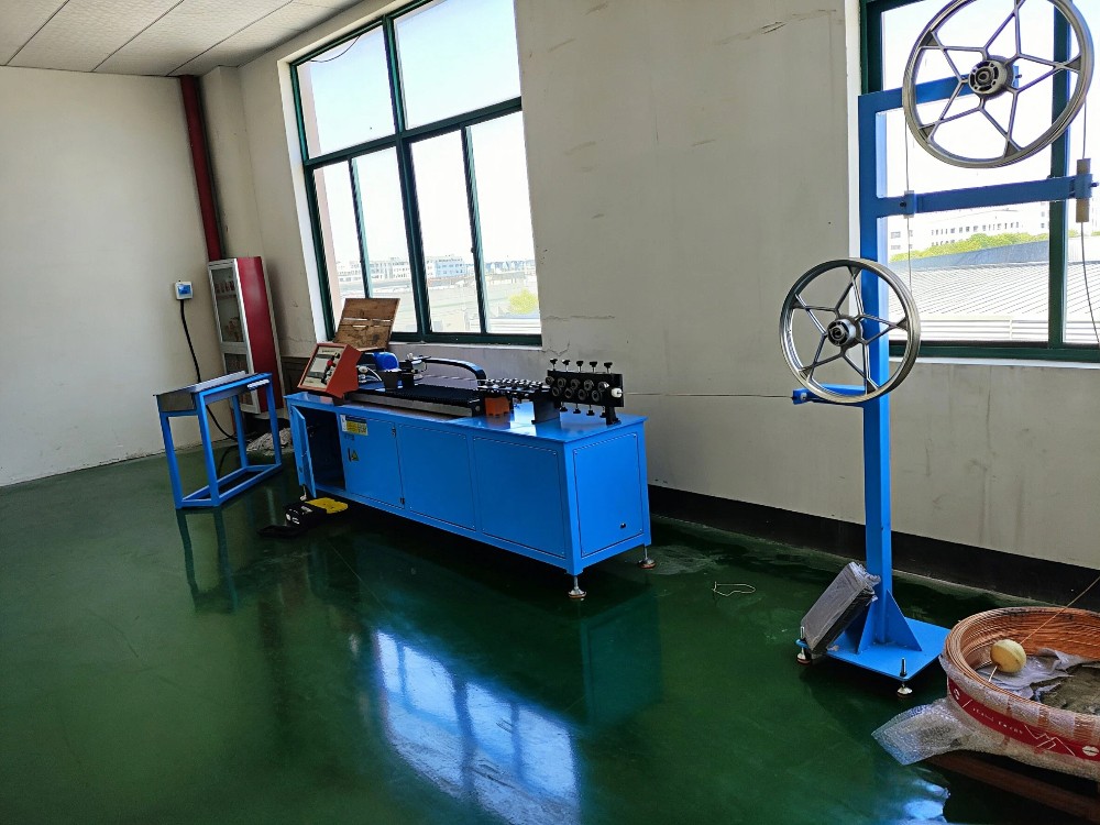 Single-head Screw-driven 6.35mm 8mm Aluminum Pipe Straightening Cutting Machine with PLC Servo Program Control
