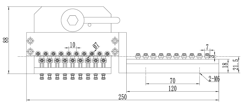 Qipang ⌀7-38 Wheels 0.1-0.2mm Copper Wire Manual Straightener Machine for Fine Metal Wire Qipang ⌀7-38 Wheels 0.1-0.2mm Copper Wire Manual Straightener Machine for Fine Metal Wire