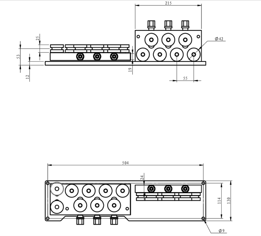 OD 4-7/5-9mm Wire φ42/54-14 Wheels Pipe Straightening Machine for Wire Tube Bending Machines OD 4-7/5-9mm Wire φ42/54-14 Wheels Pipe Straightening Machine for Wire Tube Bending Machines