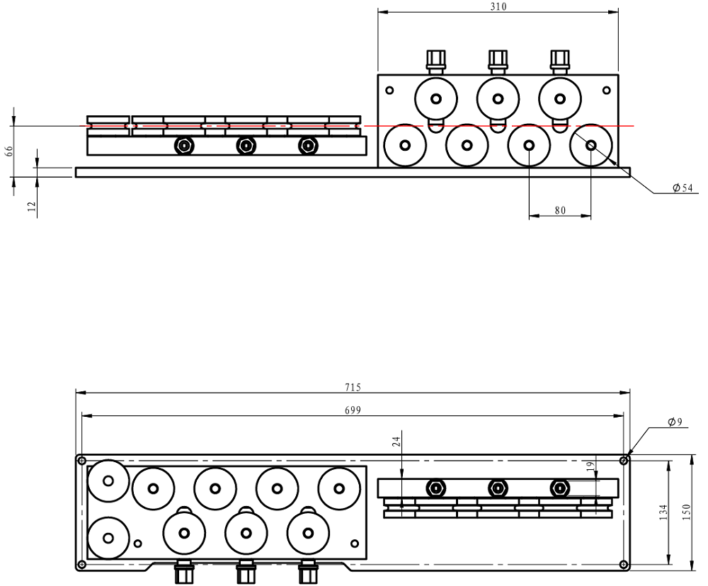 OD 4-7/5-9mm Wire φ42/54-14 Wheels Pipe Straightening Machine for Wire Tube Bending Machines OD 4-7/5-9mm Wire φ42/54-14 Wheels Pipe Straightening Machine for Wire Tube Bending Machines