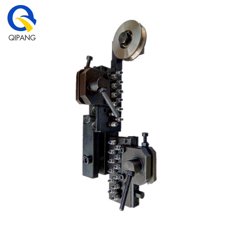 QIPANG QR0.1-0.3/AV model copper wire straightener with double unit manufacturer cable straightening machine tool