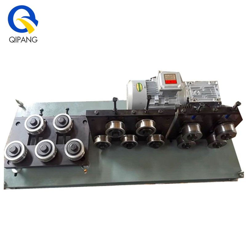 QIPANG affordable large two-group rollers traction alloy tube straightening machine free sale