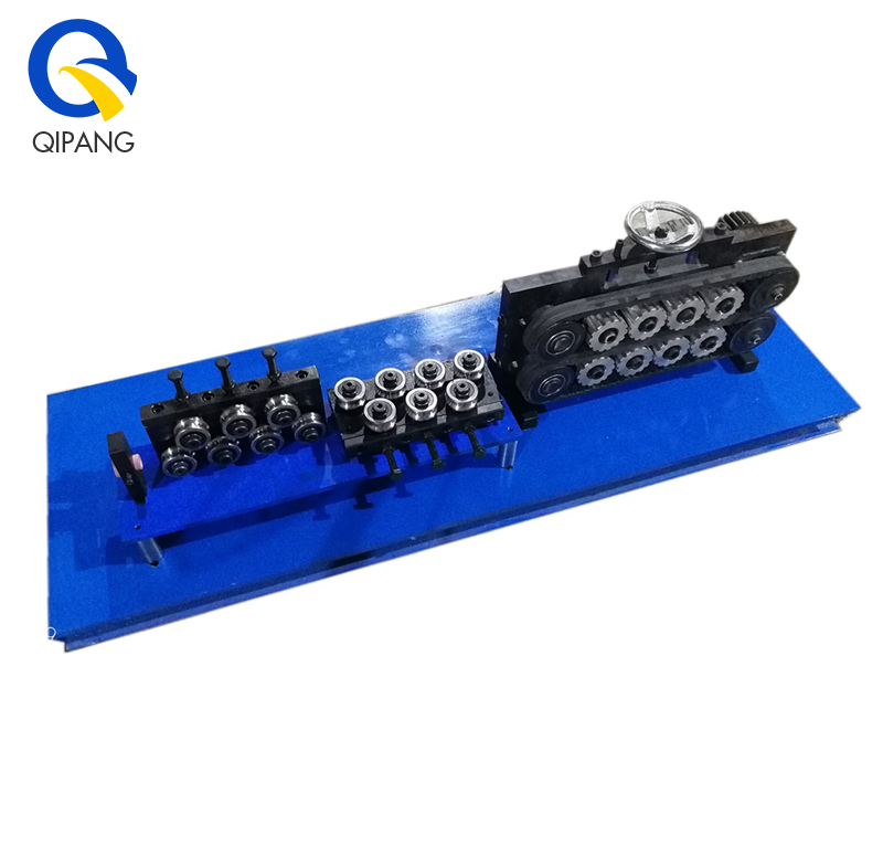 QIPANG belt traction outer diameter 42/53 roller straightener tube electric straightening machine