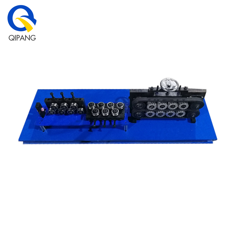 QIPANG belt traction outer diameter 42/53 roller straightener tube electric straightening machine