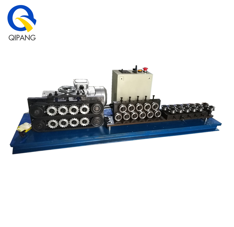 QIPANG belt traction outer diameter 42/53 roller straightener tube electric straightening machine