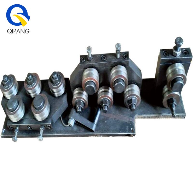 QIPANG 42/53 straightener rollers 4-10 mm iron wire and tube manual straightener roller machine tool