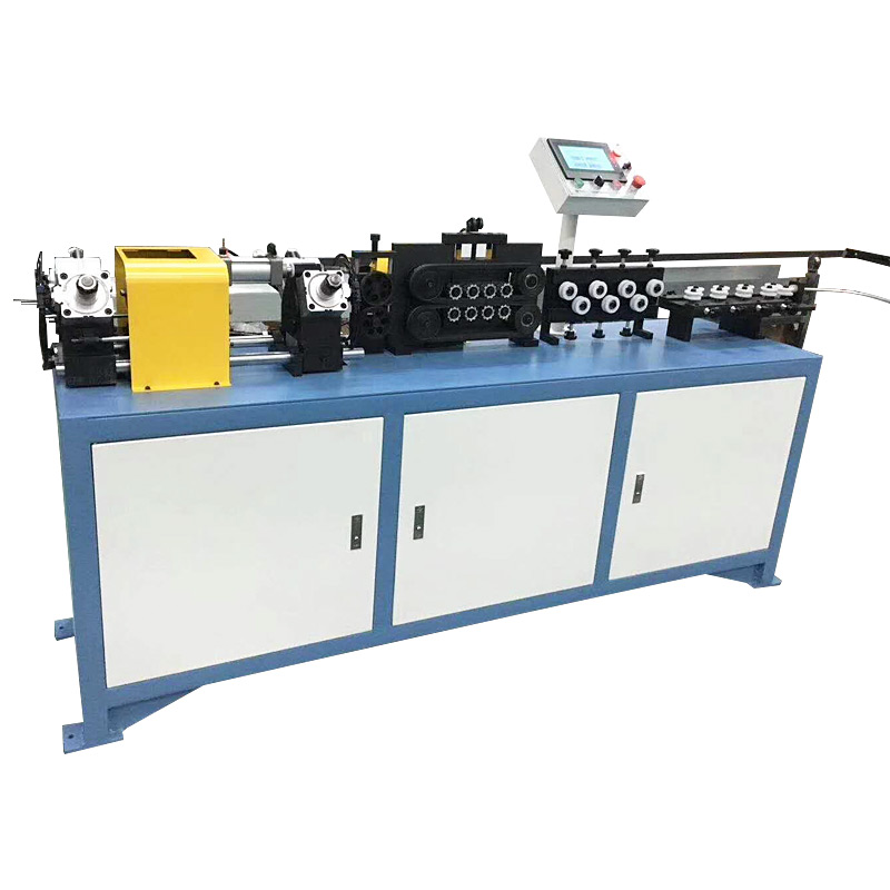 Qipang automatic tube straightener and cutter copper pipe straightening tool wire straightening and cutting machine