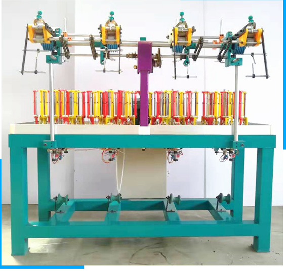 Two Heads PLC Controller Steel Braiding Machine