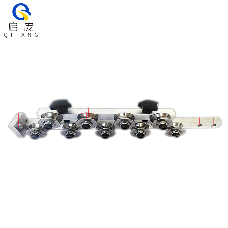 QIPANMG welding wire with 9 rolles straightening machine and cable straightener machine 10mm straighteners rollers tool