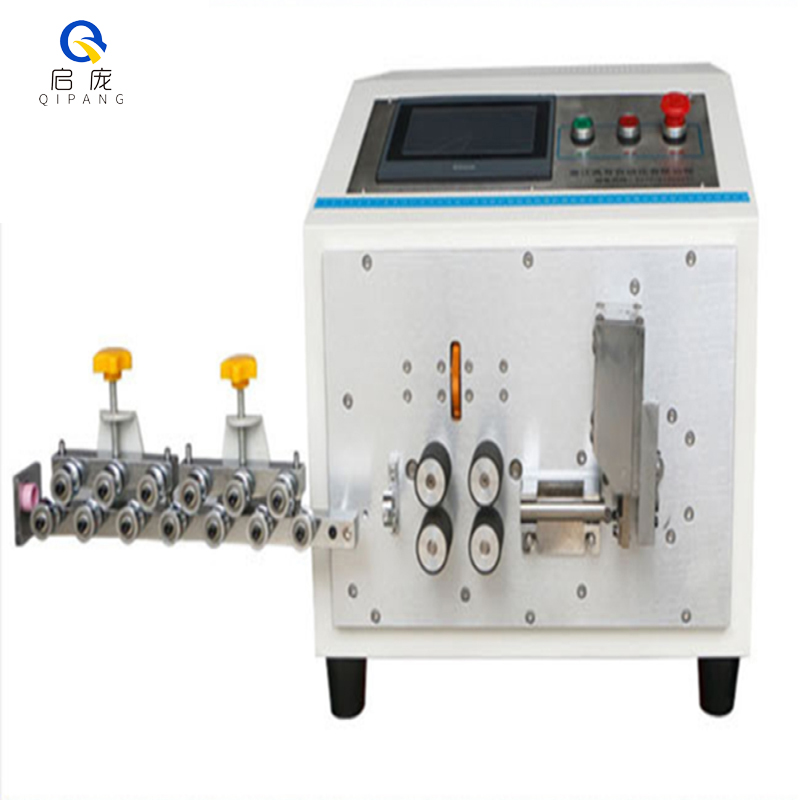 QIPANG Automatic skinning cutting wire cut strip crimp machine computer strip copper Wire stripping machine