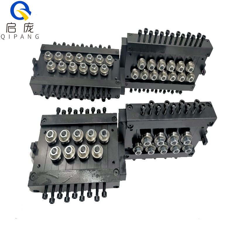 QIPANG 1-7 MM Bilateral adjusting straightener wire straightener rollers machine tool