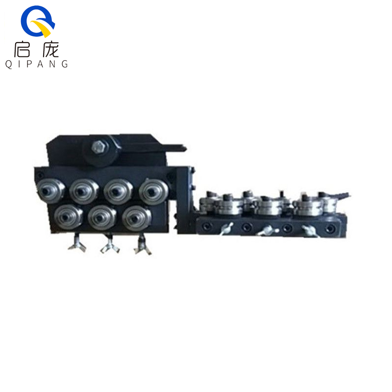 QIPANG low cost high quality 7-14 rollers  straightener customized groove China made