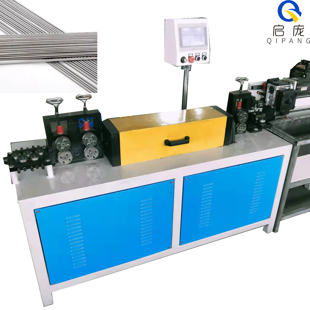 QIPANG 3-6mm straightener machine and cutting machine straightening mechanism