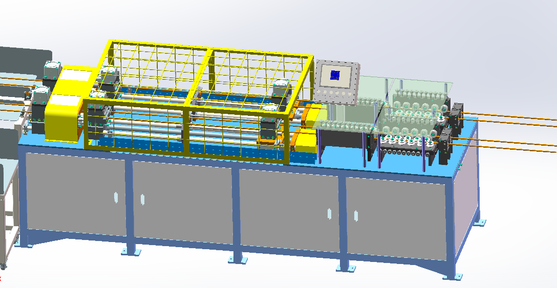 QIPANG tube pipe  straightener and cutting machine 4-20mm double-outlet copper pipe automatic cutting machine