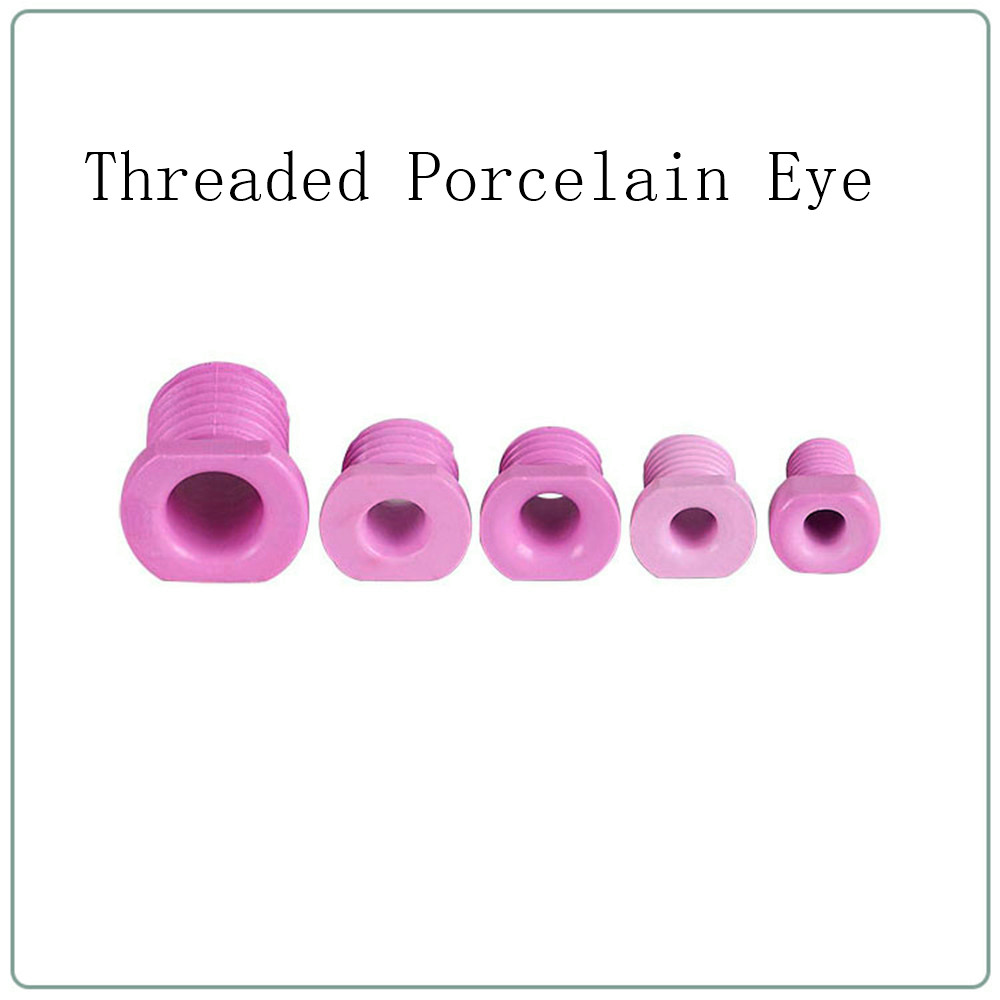 Threaded Porcelain Eye 95 Alumina Ceramic Eye Hollow Threading Nozzle of  Alumina Ceramic Screw Textile M8M12M14M16M18M20M24