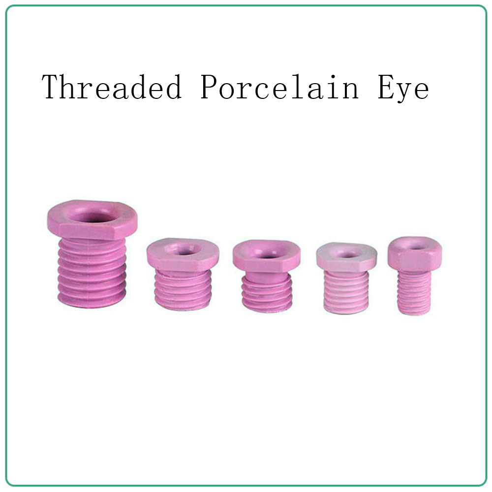 Threaded Porcelain Eye 95 Alumina Ceramic Eye Hollow Threading Nozzle of  Alumina Ceramic Screw Textile M8M12M14M16M18M20M24