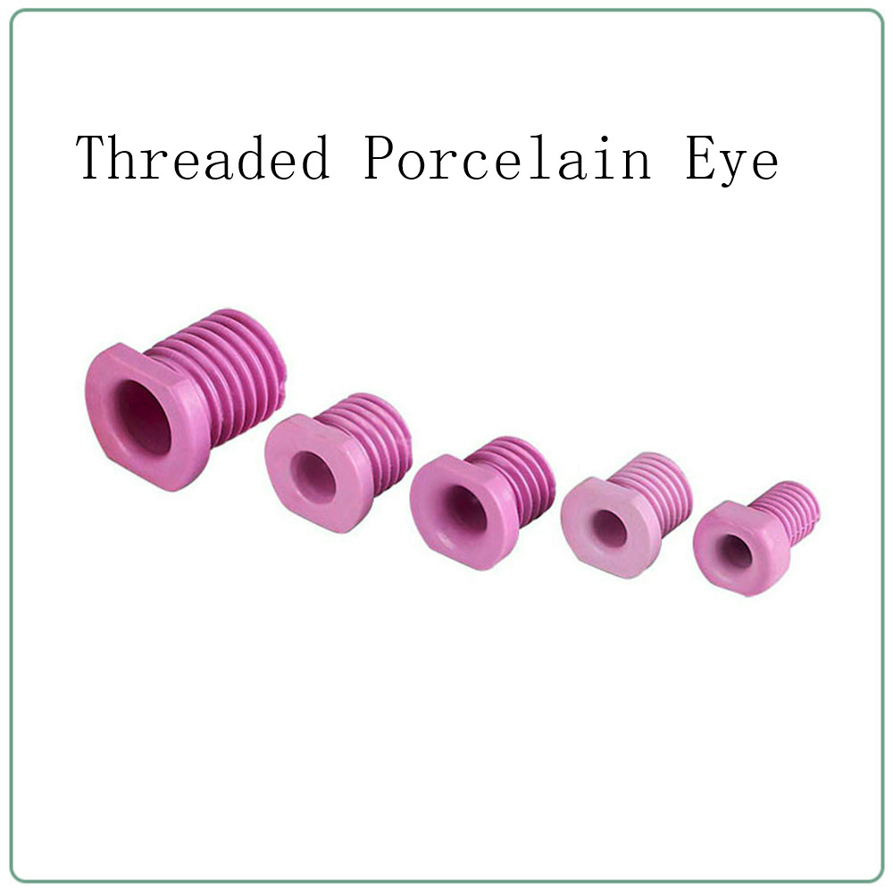 Threaded Porcelain Eye 95 Alumina Ceramic Eye Hollow Threading Nozzle of  Alumina Ceramic Screw Textile M8M12M14M16M18M20M24