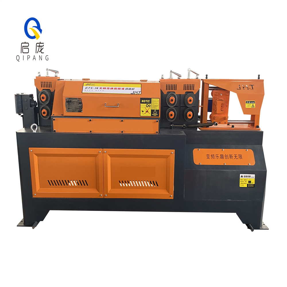 GT4-12 CNC Wire Rod  straightening and cutting machine 12mm rebar straightening and cutting machine rebar straightening and cut off machine