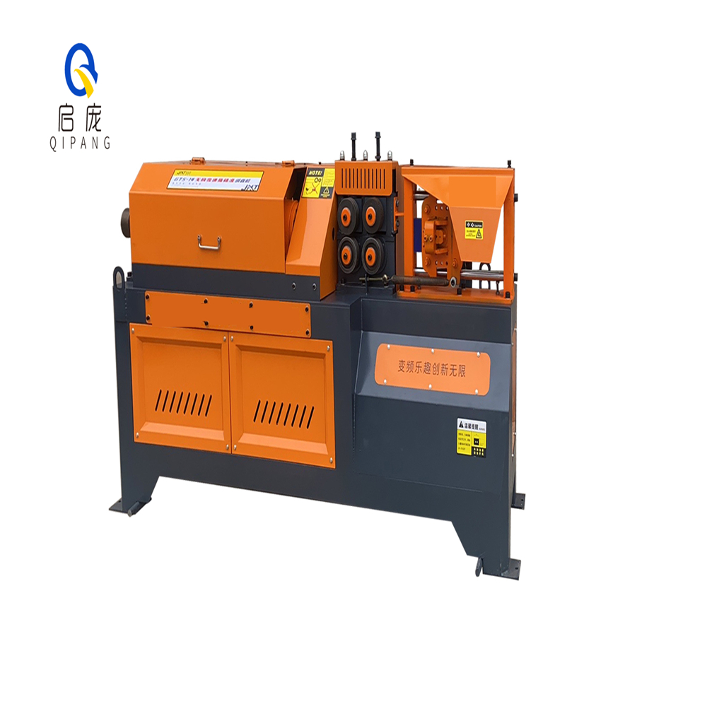 GT4-12 straight cutting machine for steel bar rebar straightening machines bar straightening machine automatic iron wrought bar straightener and cutter straightening steel bar machine rolls bar straightening machine