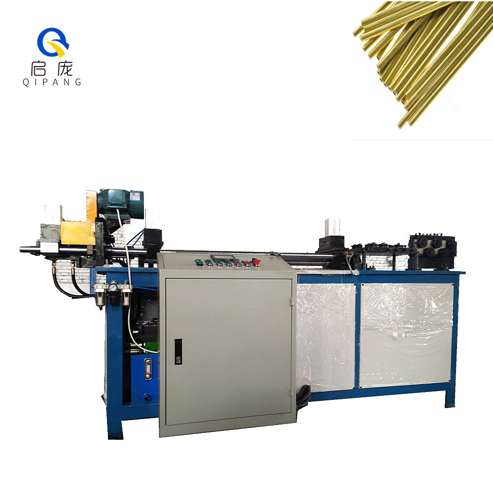 High speed integrated tube straightening-cutting and end forming machine tube roller straightening and cutting machine Copper Tube Straightener Cutter