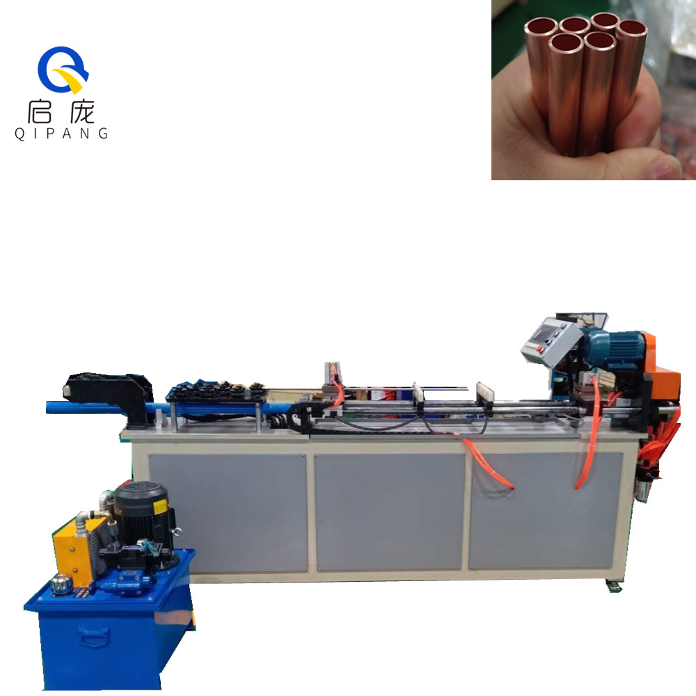 High speed integrated tube straightening-cutting and end forming machine tube roller straightening and cutting machine Copper Tube Straightener Cutter