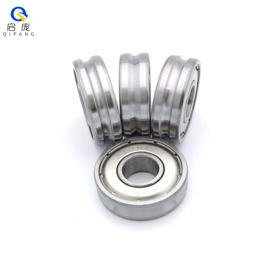 Guide Rail bearing grooved track guide wheel roller bearing for wire sliding door track roller bearing
