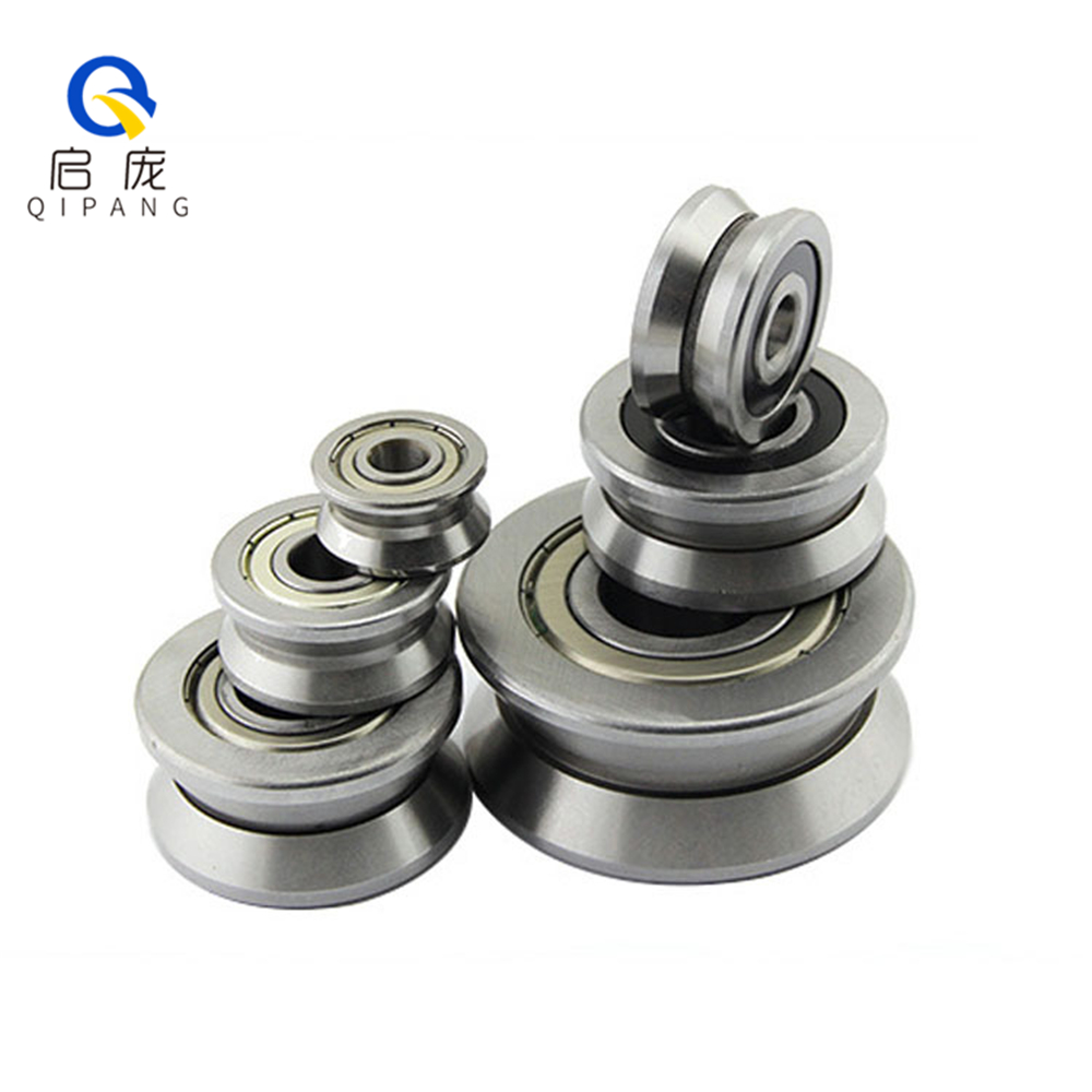 Guide Rail bearing grooved track guide wheel roller bearing for wire sliding door track roller bearing