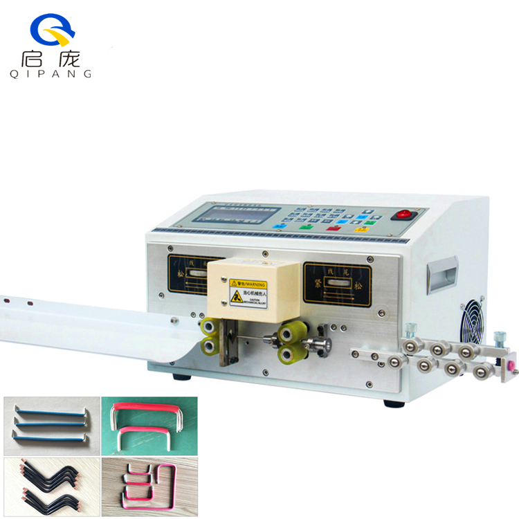 automatic double wires cutting and stripping machine