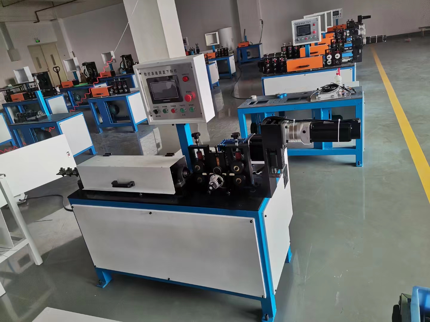 QP High Quality Automatic High Speed Roller Straightener and Cutter Wire Cable Straightening and Cutting Machine