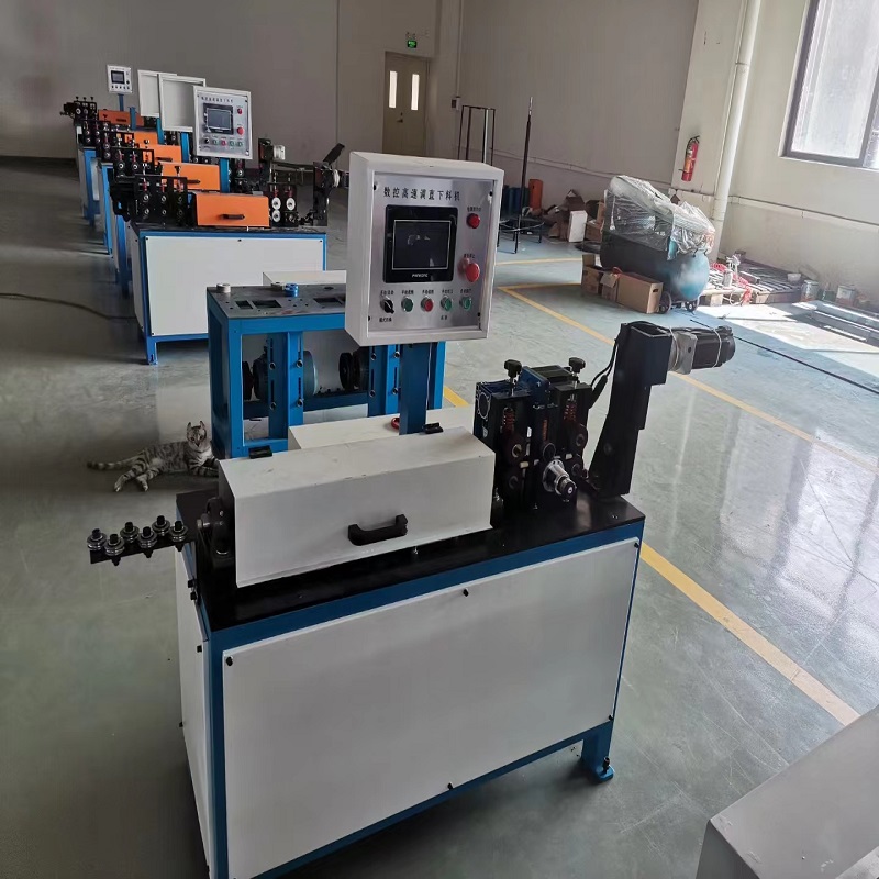 QP High Quality Automatic High Speed Roller Straightener and Cutter Wire Cable Straightening and Cutting Machine