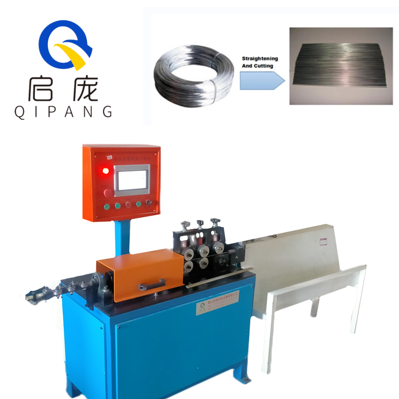 wire straightening cutting 0.5 mm 260 mm cable straightener and cutter fast machines 20-50mm wire rod cutting straightening machine tool