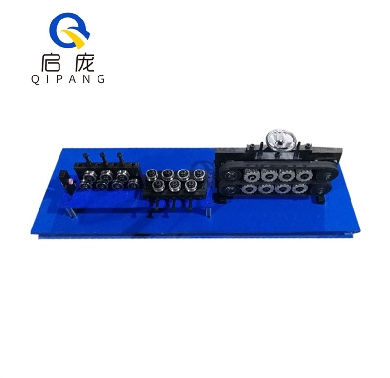 QIPANG belt traction outer diameter 42/53 roller straightener tube electric straightening machine