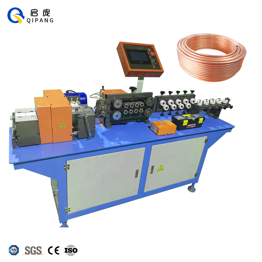 QIPANG 4-16mm Copper tube straightening and cutting machine Chip-free cutting