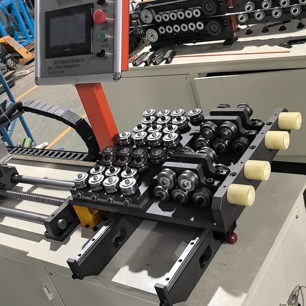 Servo Screw Feeding Steel Pipe CNC Straightener and Cutter Machine with Multiple Straighteners Servo Screw Feeding Steel Pipe CNC Straightener and Cutter Machine with Multiple Straighteners