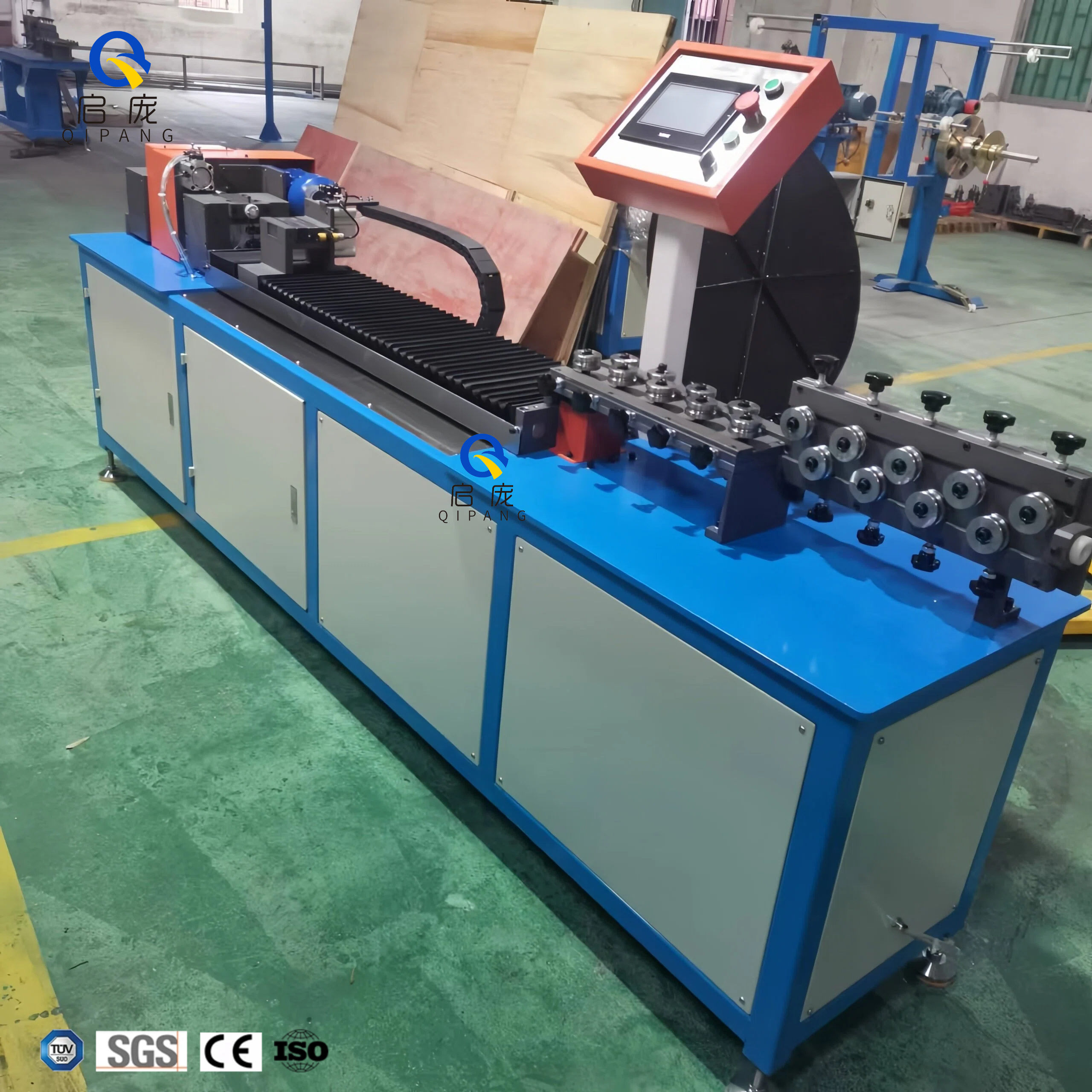 Single-head Screw-driven 6.35mm 8mm Aluminum Pipe Straightening Cutting Machine with PLC Servo Program Control
