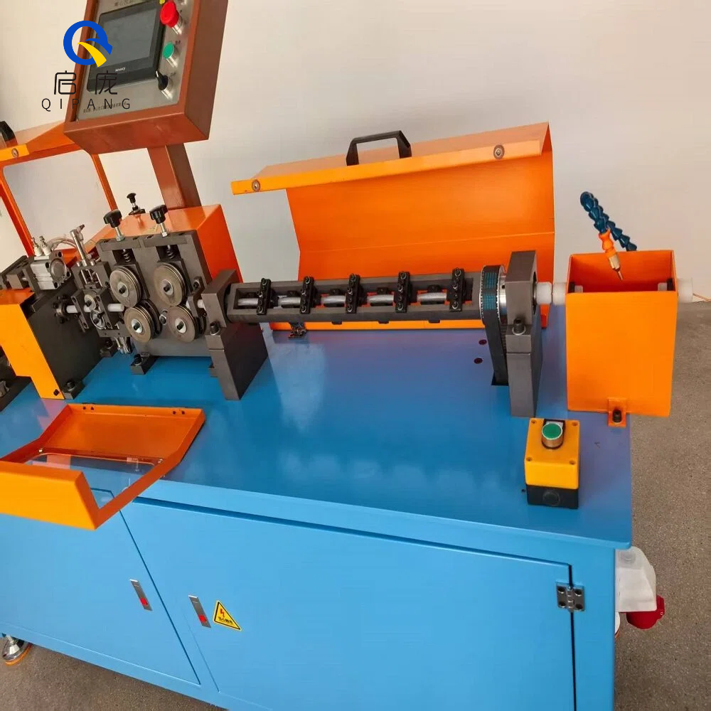 Saw Blade Cutting Stainless Steel Tube Rotary Straightener Cutter Machine with Belt/Roller Driven