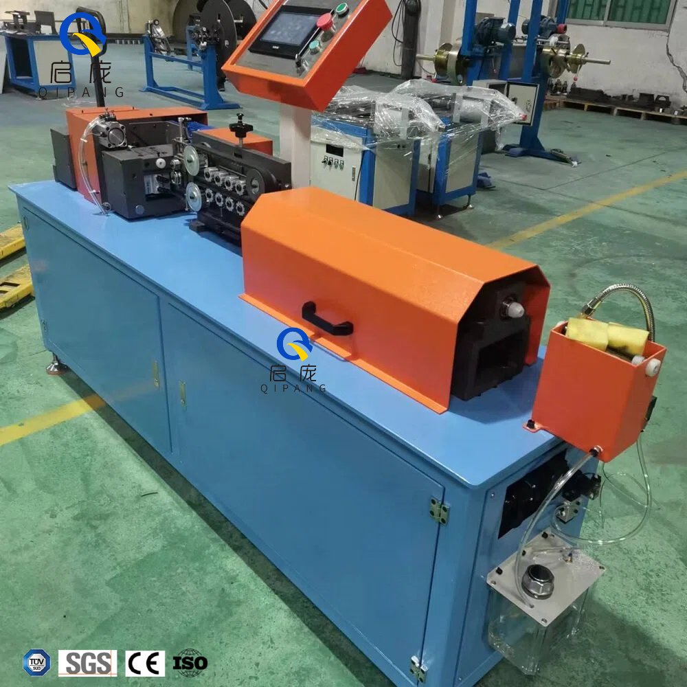 Saw Blade Cutting Stainless Steel Tube Rotary Straightener Cutter Machine with Belt/Roller Driven