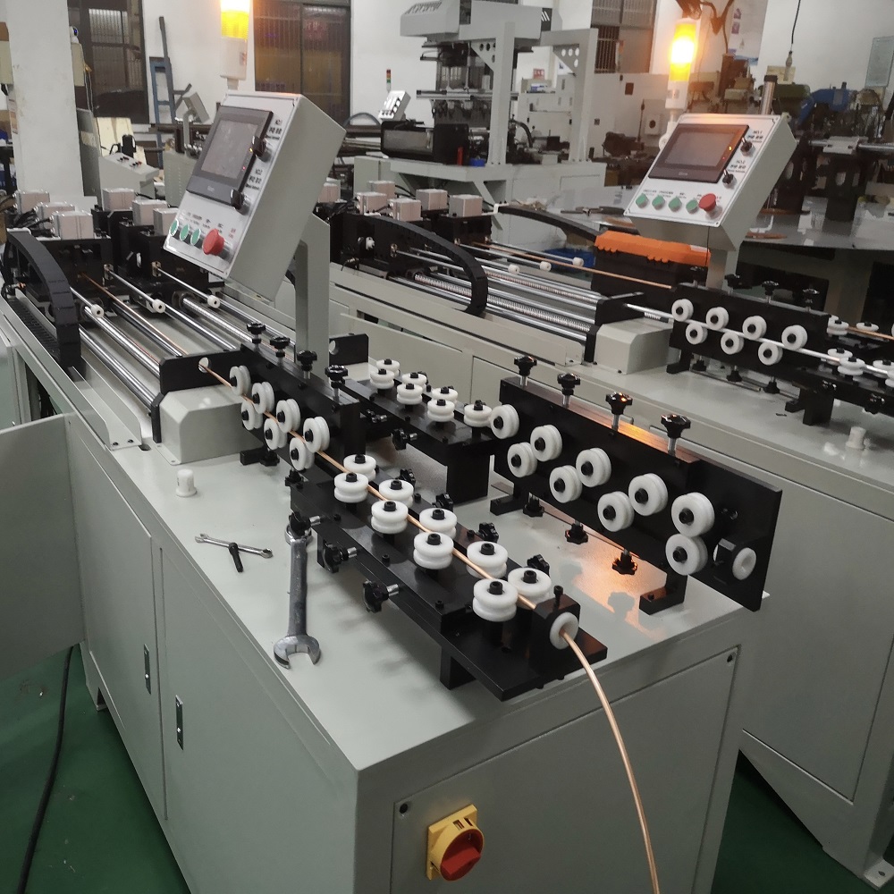Servo-Driven PLC Double-Head Coil Pipe Straightening and Cutting Equipment for Copper Aluminum Tube Processing