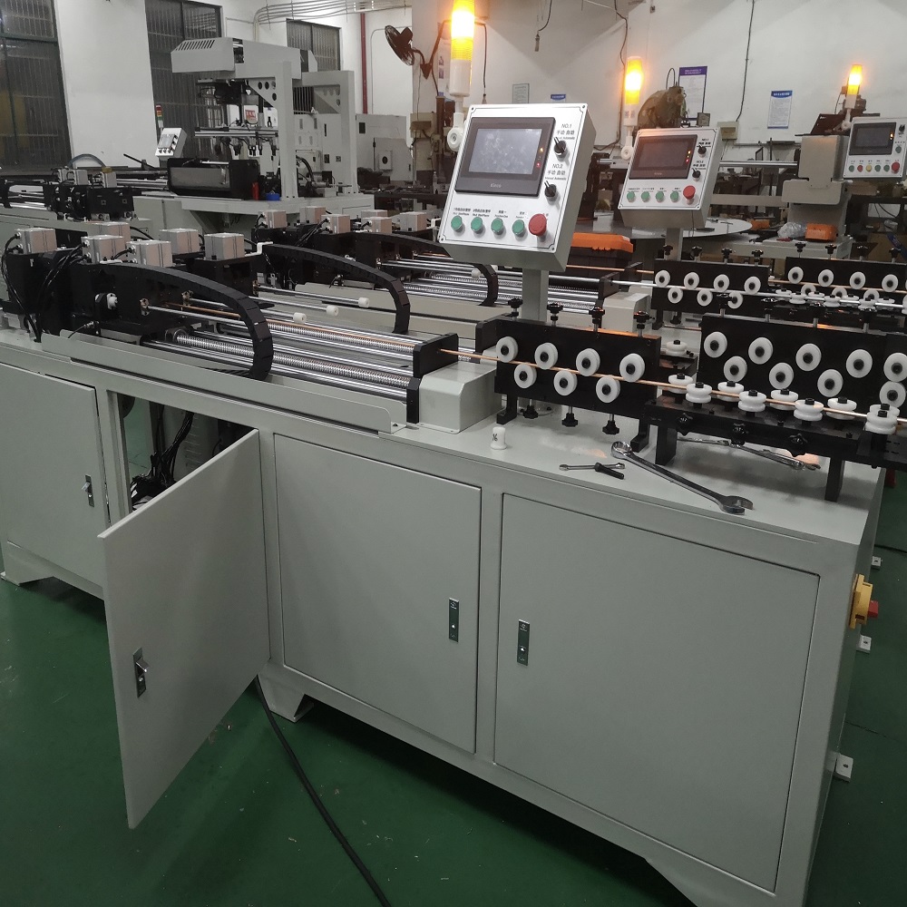 Servo-Driven PLC Double-Head Coil Pipe Straightening and Cutting Equipment for Copper Aluminum Tube Processing